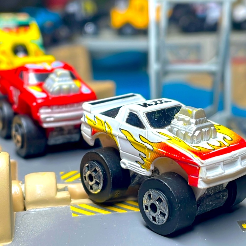 ( 10 ) 80’s Road Champs Micro Machines VTG Lewis Galoob